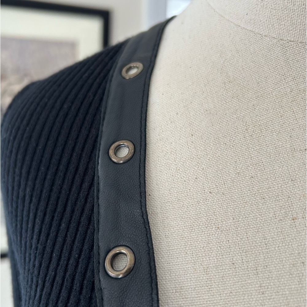John Richmond Sweater, Viscose/Leather - Picture 8 of 10